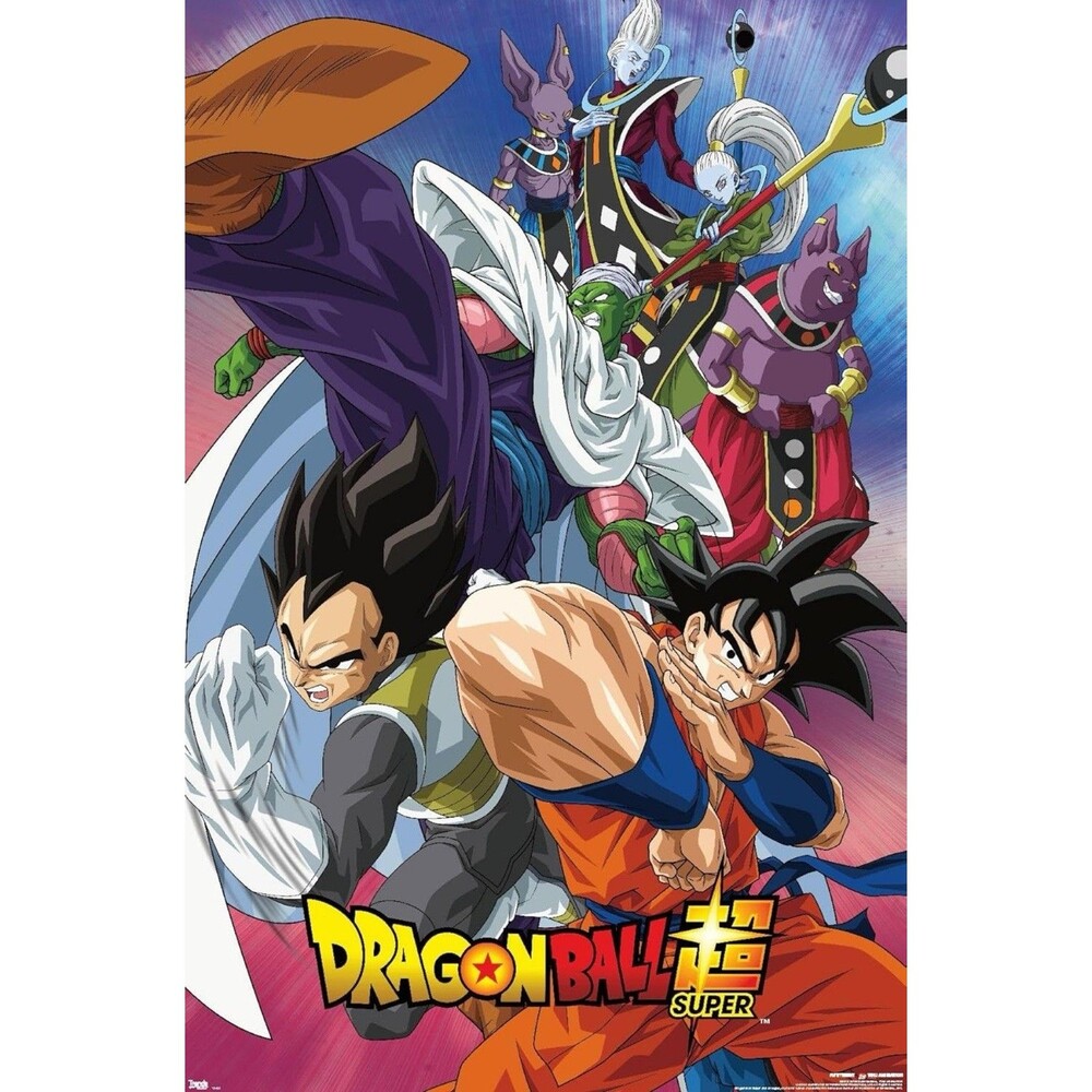 Dragon Ball -Super - Group Poster By Trends International 22.375” X 34” NEW